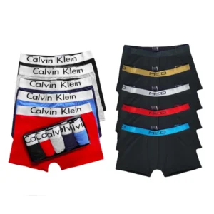 CALVIN KLEIN & MED LOGAN BOXERS PACK OF 10 UNDERWEAR