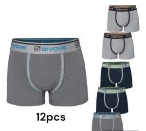 GIVOVA BOXERS PACK OF 12 UNDERWEAR