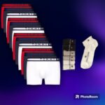 TOMMY HILFIGER BOXERS PACK OF 12 UNDERWEAR Και Δώρο 12 ζεύγη Καλτσες