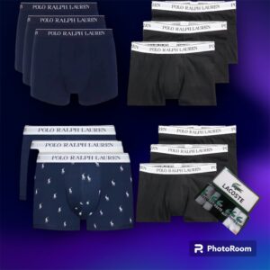 POLO RALPH LAUREN BOXERS PACK OF 12 UNDERWEAR Και Δώρο 12 ζεύγη Καλτσες