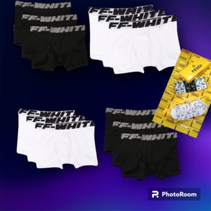 OFF-WHITE BOXERS PACK OF 12 UNDERWEAR Και Δώρο 12 ζεύγη Καλτσες