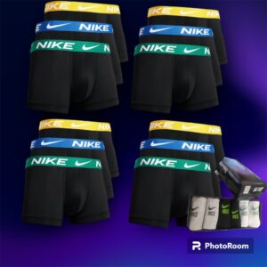 NIKE BOXERS PACK OF 12 UNDERWEAR Και Δώρο 12 ζεύγη Καλτσες