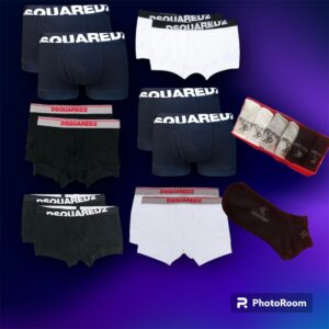 DSQUARED2 BOXERS PACK OF 12 UNDERWEAR Και Δώρο 12 ζεύγη Καλτσες