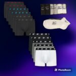 CR7 BOXERS PACK OF 12 UNDERWEAR Και Δώρο 12 ζεύγη Καλτσες
