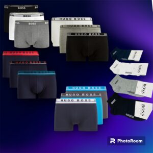 BOSS NEW BOXERS PACK OF 12 UNDERWEAR Και Δώρο 12 ζεύγη Καλτσες