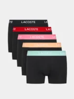 LACOSTE BOXERS PACK OF 5 UNDERWEAR