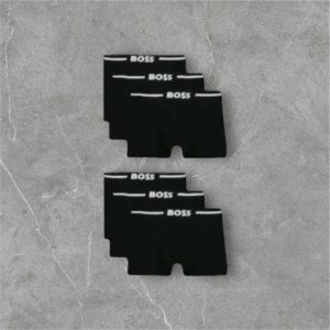 Boss Underwear Pack 6 Only Black