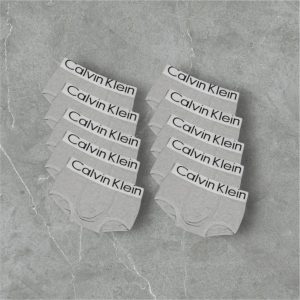 Calvin Underwear Pack 10 Only Gray +ΔΩΡΟ T-SHIRT